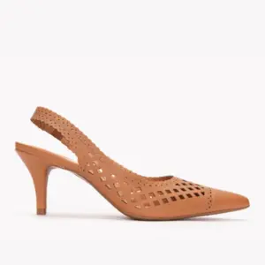 Scarpin Salto Médio Fino Vizzano com Micro Furos Feminino