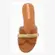 Rasteira Slide Moleca com Detalhe Dourado