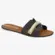 Rasteira Slide Moleca com Detalhe Dourado