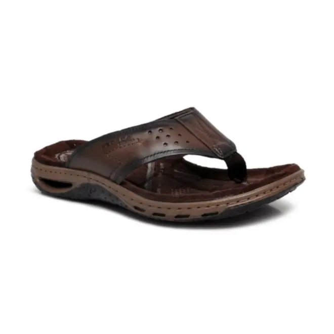 Chinelo Casual Couro Pegada Masculino