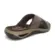 Chinelo Pegada Masculino Couro Amortech Tira Cruzada