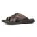 Chinelo Em Couro Pegada Marrom
