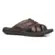 Chinelo Em Couro Pegada Marrom