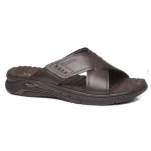 Chinelo Em Couro Pegada