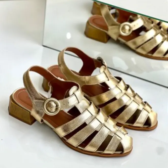 Sandalia Salto Medio Infinitos 36902