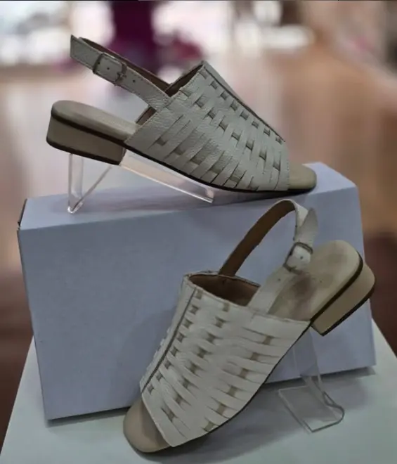 Sandália Slato Baixo Couro Anne Moraes 908.933