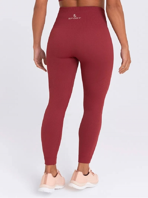 Yoga Basic Leggings Esportivas Com Cós Largo Sem Costura