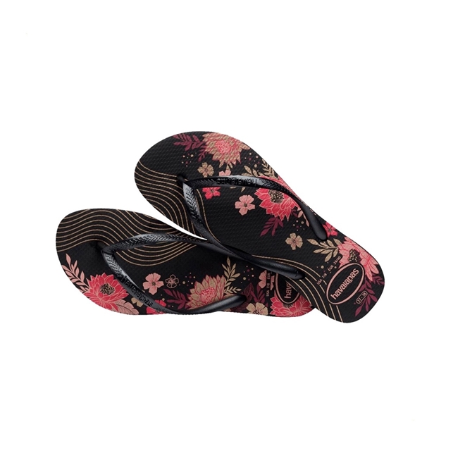 Sandália Havaianas Slim Organic Rosa Ballet/Dourado Blush